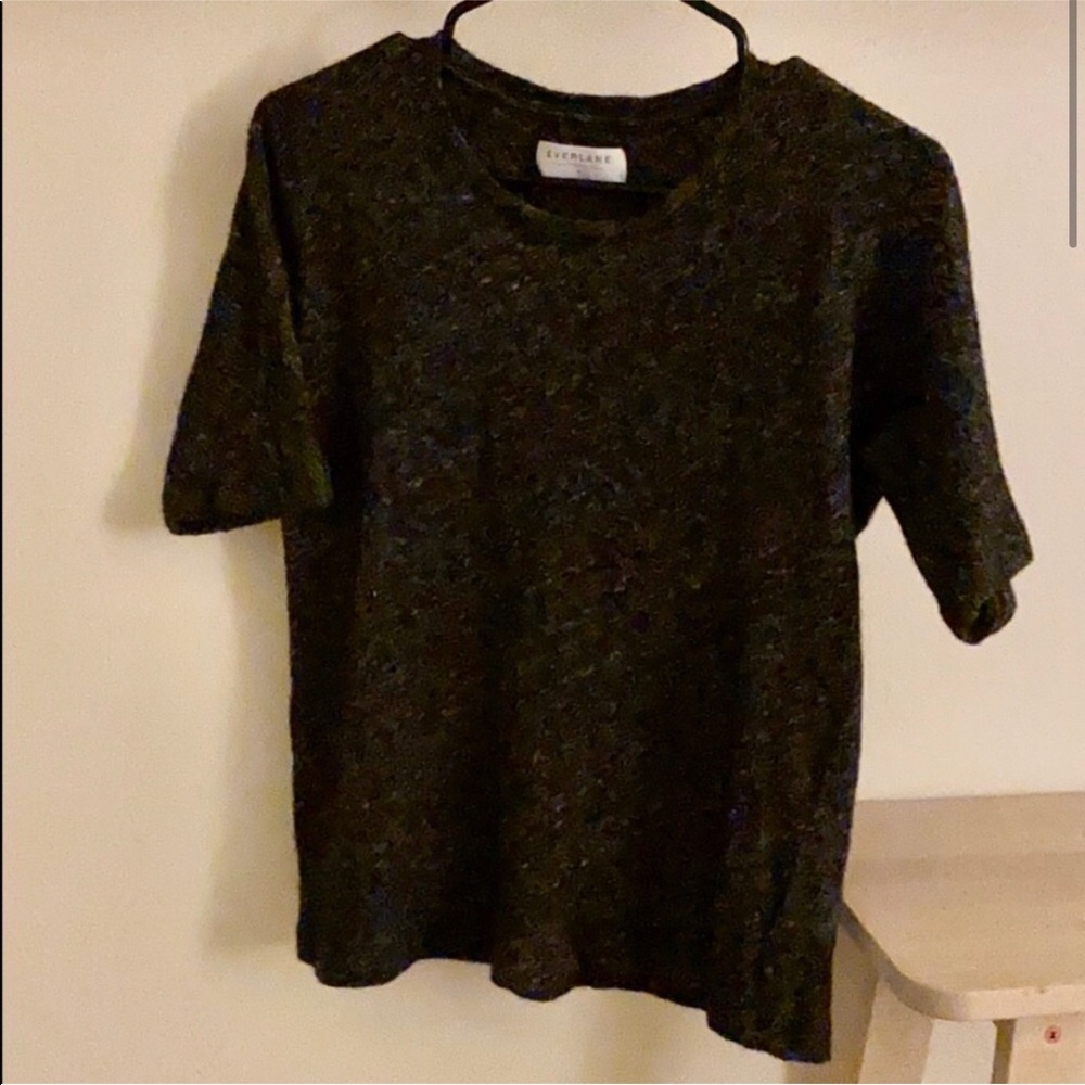 Everlane • Heather Gray Sweater Tee - Picture 2 of 8